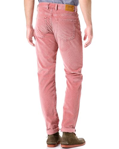 mens pink corduroy pants