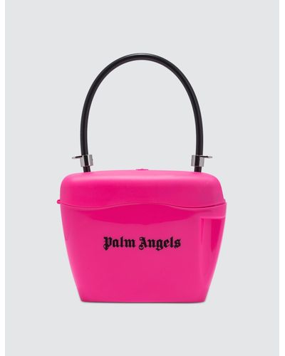 pink palm angels padlock bag