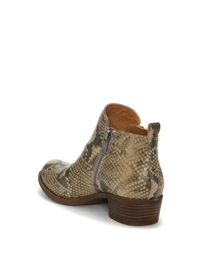 lucky brand basel flat bootie