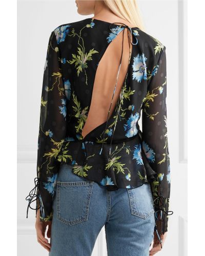 topshop silk blouse