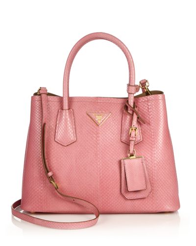 Lyst - Prada Ayers Double Bag in Pink