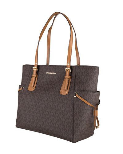 michael kors voyager tote bag brown