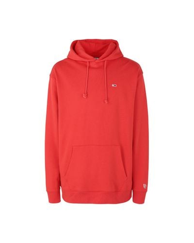 womens red tommy hilfiger hoodie