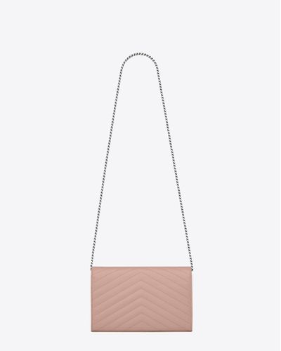 ysl pale blush wallet on chain