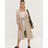 Trench-coat long fluide - Camel Stradivarius en coloris Natural