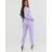 ASOS Purple Super Crop Tracksuit With Contrast Stitch