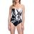 Gottex Black Midnight Rose Square-neck One-piece Swimsuit - Extra Coverage