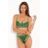Norma Kamali Stud Underwire Bikini Top - Greenery