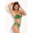 Norma Kamali Stud Underwire Bikini Top - Greenery