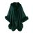 Liska Oversized Hooded Coat in het Green
