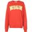 Sweat à logo brodé MSGM en coloris Red