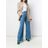Maison Margiela Blue Panelled Wide Leg Jeans