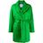 Giada Benincasa Green Trenchcoat aus Filz