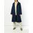 Rochas Belted Trench Coat in het Blue