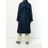 Rochas Belted Trench Coat in het Blue