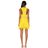 Alice + Olivia Yellow Marleen Fit Flare Dress