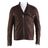 Chaqueta en cuero marrón Rick Owens de color Brown