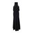 BCBGMAXAZRIA Black Langes Kleid