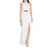 Halston Heritage White Langes Kleid