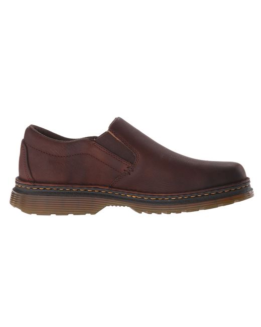Dr. martens Boyle Slip-on Shoe in Brown for Men | Lyst