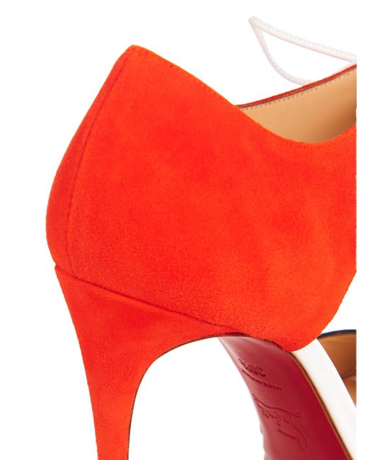 Christian louboutin Mayerling Patent Leather and Suede Sandals in ...  