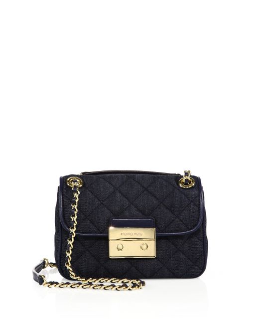 michael kors denim sloan bag