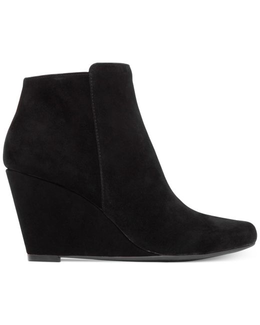 jessica simpson suede wedge booties