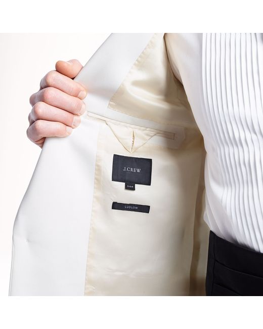 J.crew Ludlow Dinner Jacket In Italian Wool in White for Men (antique