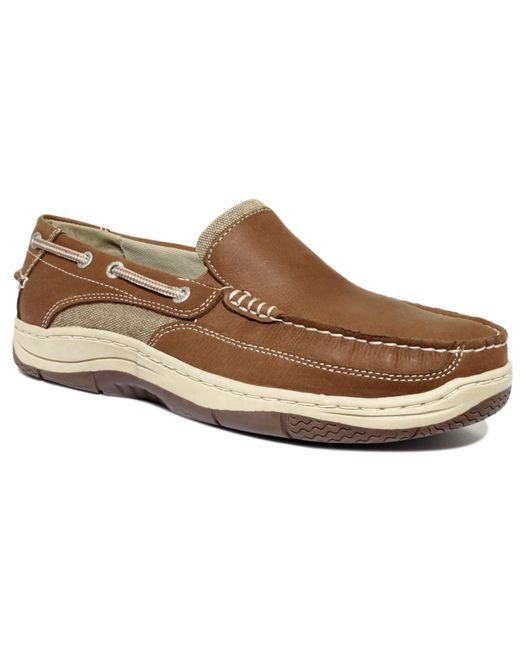 Dockers Marlow Slip-on Boat Shoes in Brown for Men (tan) - Save 20% | Lyst