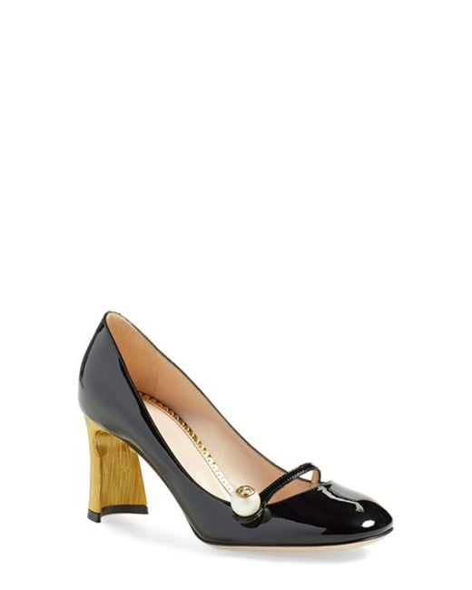 Download Gucci Arielle Patent-Leather Pumps in Black | Lyst