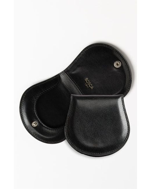 Bosca 'old Leather' Coin Purse in Black for Men Lyst