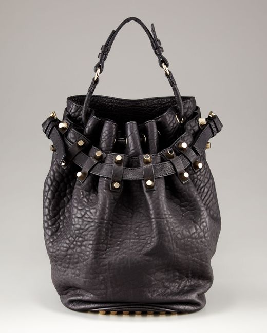 alexander wang black leather bag