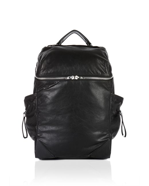 Lyst - Alexander wang Small Wallie Backpack In Waxy Black With Rhodium ...