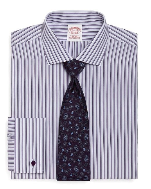 Brooks brothers Noniron Traditional Fit Spread Collar French Cuff