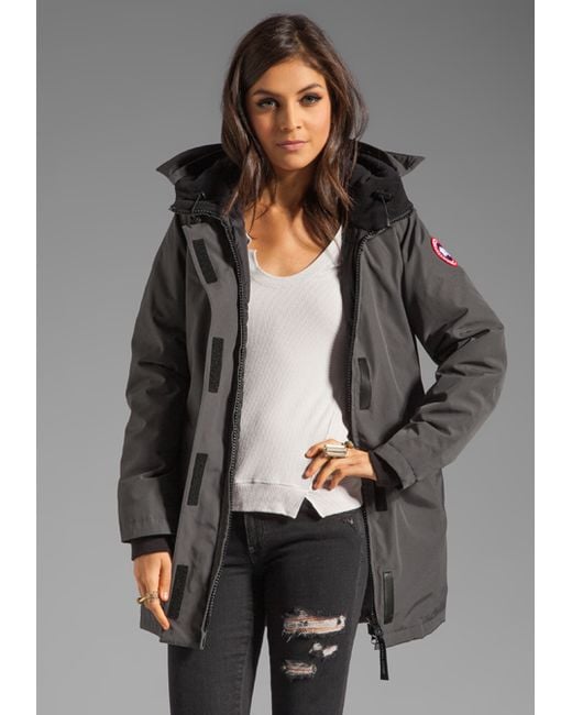 Canada Goose down replica price - Canada goose Victoria Parka With Coyote Fur Trim in Gray (graphite ...