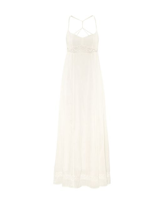 H&m V-neck Dress in White - Save 35% | Lyst