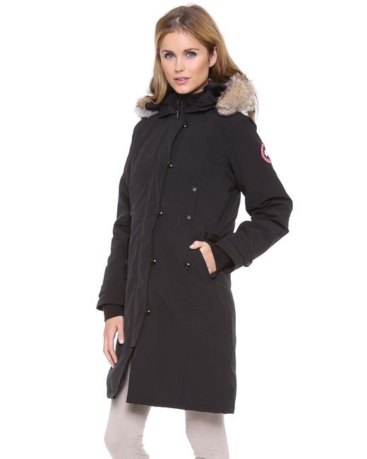 Canada Goose montebello parka sale authentic - Canada goose Kensington Parka in Black | Lyst