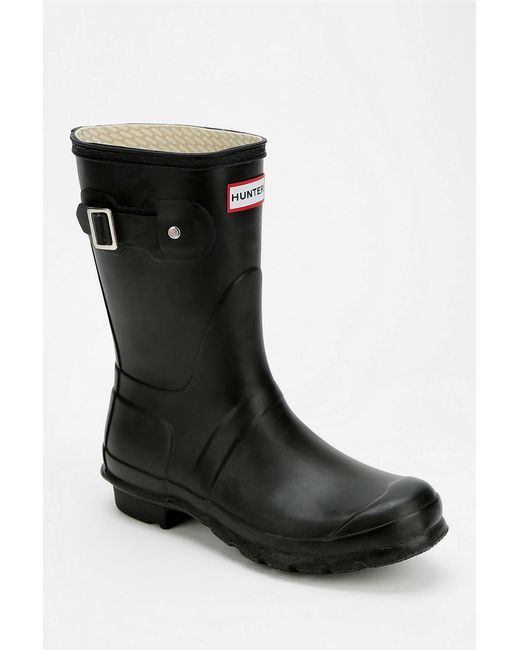 Hunter Original Tall Union Jackprint Wellington Boots in Black - Save ...