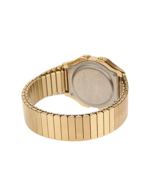 timex gold digital watch