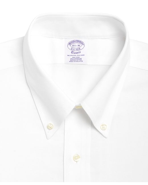 Brooks brothers Non-iron Regent Fit Brookscool® Button-down Collar ...