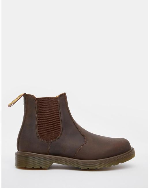 doc marten chelsea boots brown