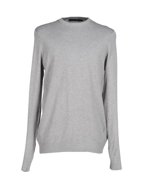 Calvin klein jeans Jumper in Gray for Men (Light grey) - Save 47% | Lyst