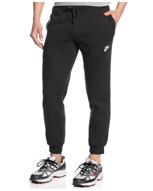 Nike Men's Aw77 Cuffed Joggers in Black for Men (BLACK/WHITE) - Save 26 ...