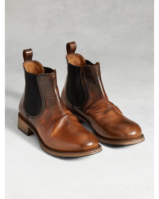 John varvatos Vintage Chelsea Boot in Brown for Men (WOOD BROWN) | Lyst