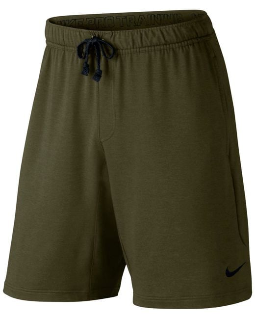 Nike | Khaki Men's Dri-fit Touch Fleece Shorts for Men | Lyst