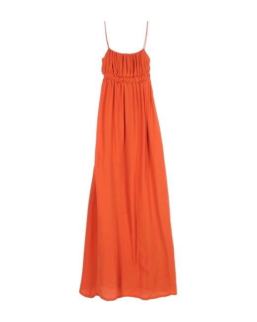 Plein sud Long Dress in Orange (Rust) - Save 81% | Lyst