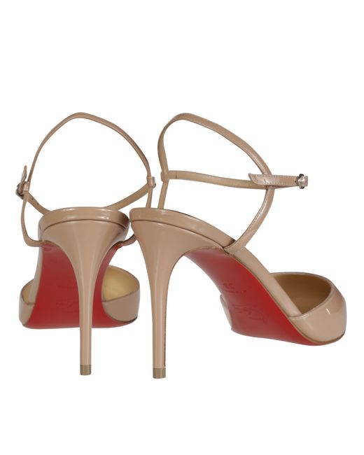 Christian louboutin Rivierina Ankle-Strap Patent Leather Pumps in ...