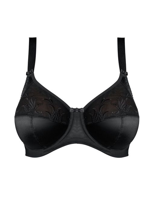 Elomi Caitlyn Underwired Side Support Bra in Black Lyst