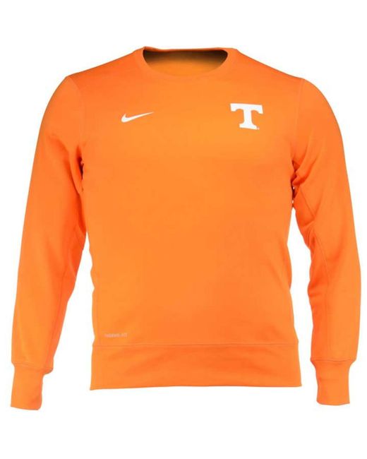 neon orange nike sweatshirt