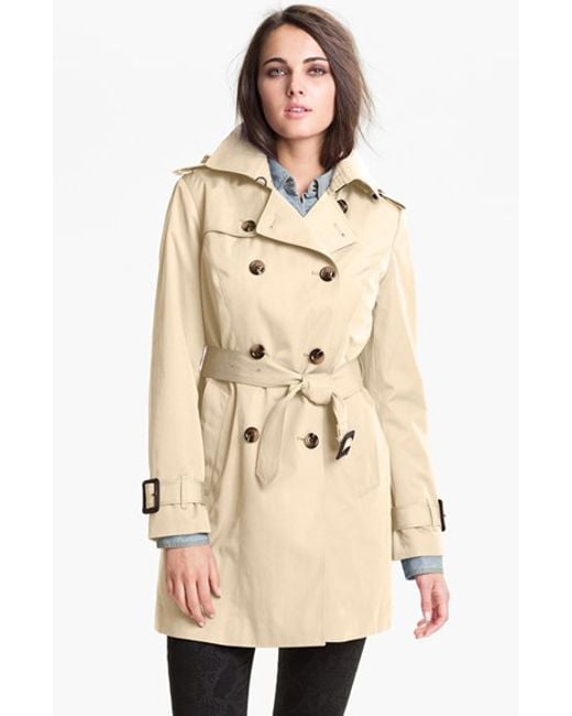 London fog Heritage Trench Coat With Detachable Liner in Beige (STONE ...